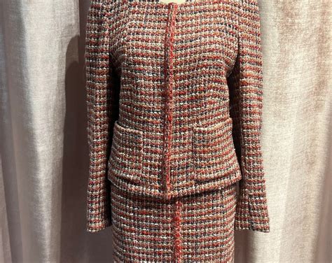 chanel tweed suit history|vintage chanel tweed suit.